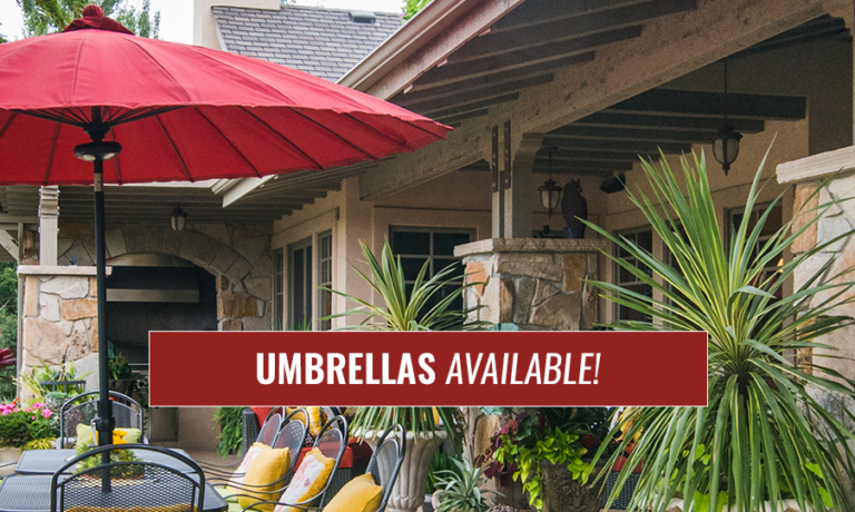 Patio Umbrellas at Outpost Sunsport