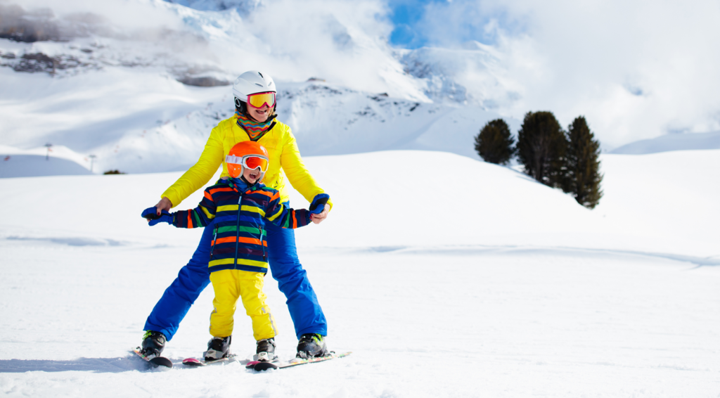 Go skiing with your kids!